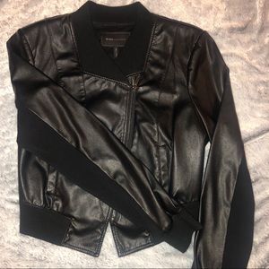 BCBD MAXAZRIA LEATHER JACKET